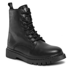 Trapery Tamaris. Czarne kozaki damskie Tamaris. Za 339.99 zł.