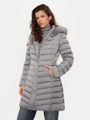Geox Płaszcz zimowy Bettanie W4626H T3122 F1787 Szary Regular Fit. Szare płaszcze damskie Geox, na zimę, bez wzorów, z syntetyku, bez kaptura. Za 989.99 zł.