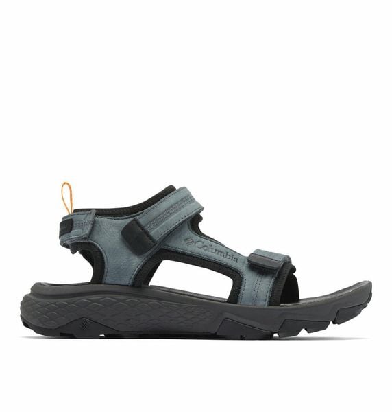 Columbia Sandały Peakfreak Rush 2121251053. Szare sandały męskie Columbia, z nubiku, bez zapięcia. Za 323.11 zł.