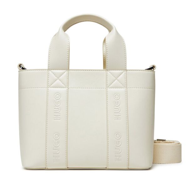Torebka HUGO. Białe torebki do ręki damskie Hugo, bez wzorów, klasyczne, bez dodatków. Za 349.99 zł.