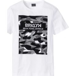 T-shirt Slim Fit bonprix biały. T-shirty męskie marki Giacomo Conti. Za 24.99 zł.