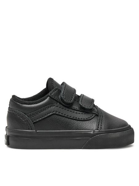 Vans Sneakersy Old Skool VN0009RCHF91 Czarny. Czarne buty sportowe dziewczęce Vans, bez wzorów, ze skóry, bez zapięcia. Za 149.99 zł.