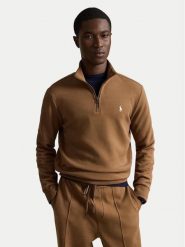 Polo Ralph Lauren Bluza 710P06234510 Brązowy Regular Fit. Brązowe bluzy męskie Polo Ralph Lauren, m, bez wzorów, z bawełny, bez kaptura. Za 859.99 zł.
