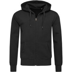 Bluza Męska Select Z Pełnym Zamkiem Błyskawicznym. Czarne bluzy męskie Stedman, m, bez wzorów, bez kaptura. Za 191.99 zł.