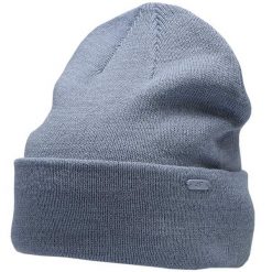 Czapka 4F. Niebieskie czapki i kapelusze damskie 4f, na zimę, bez wzorów, z materiału, sportowe. Za 41.99 zł.