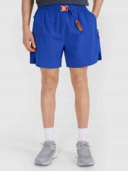 SPODENKI MĘSKIE 4F CASUAL TSHOM533 KRÓTKIE KOLOR NIEBIESKI. Niebieskie krótkie spodenki sportowe męskie 4f, l, bez wzorów, z bawełny, do biegania. Za 129.99 zł.