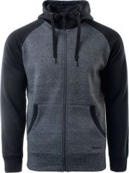 Hi-Tec Bluza męska Selan Dark Grey Melange/Stretch Limo r. 2XL. Szare bluzy męskie Hi-tec, m, bez wzorów, bez kaptura. Za 79.65 zł.