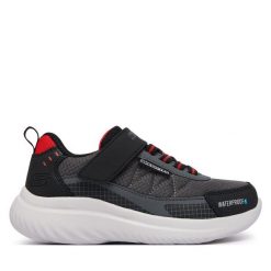 Sneakersy Skechers. Szare trampki i tenisówki chłopięce Skechers, bez wzorów, bez zapięcia. Za 249.99 zł.