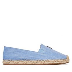 Espadryle Tommy Hilfiger. Niebieskie espadryle damskie Tommy Hilfiger, bez wzorów, bez obcasa, bez zapięcia. Za 199.99 zł.