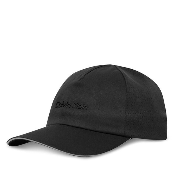 Czapka z daszkiem Calvin Klein. Czarne czapki i kapelusze damskie Calvin Klein, bez wzorów. Za 113.99 zł.