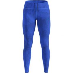 Legginsy tech. damskie ODLO Tights ZEROWEIGHT PRINT. Niebieskie legginsy damskie Odlo, bez wzorów. Za 449.99 zł.