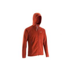 Bluza wspinaczkowa z kapturem męska. Brązowe bluzy męskie SIMOND, z materiału. Za 94.00 zł.