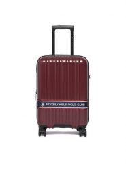 Beverly Hills Polo Club Walizka kabinowa CEO-BHPC-S-007-08-BURGUNDY Bordowy. Czerwone walizki męskie Beverly Hills Polo Club, bez wzorów, z tworzywa sztucznego. Za 299.99 zł.