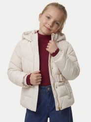 Guess Kurtka zimowa J6BL03 W3995 Kremowy Regular Fit. Białe buty zimowe dziewczęce Guess, na zimę, z aplikacjami, z syntetyku, bez kaptura. Za 434.99 zł.