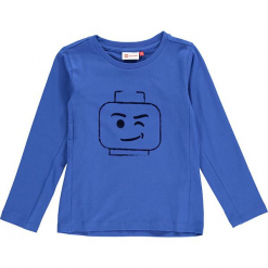 Koszulka "Thomas 713" w kolorze niebieskim. Niebieskie t-shirty dla chłopców marki Lego Wear Fashion, z nadrukiem, z długim rękawem. W wyprzedaży za 49.95 zł.
