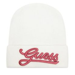 Czapka Guess. Czapki i kapelusze damskie Guess, na zimę, z aplikacjami. Za 159.99 zł.