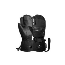 Rękawiczki dla dzieci Reusch Lando R-tex® Xt Lobster. Czarne rękawiczki dziecięce Reusch, bez wzorów, z materiału. Za 275.50 zł.