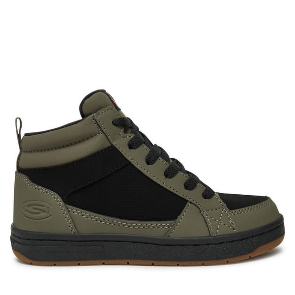 Sneakersy Skechers. Brązowe trampki i tenisówki chłopięce Skechers, bez wzorów, street, bez zapięcia. Za 139.99 zł.