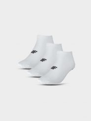 4F Skarpety casual przed kostkę (5-pack) damskie - białe 39-42. Białe skarpety damskie 4f, bez wzorów, z bawełny. Za 54.99 zł.