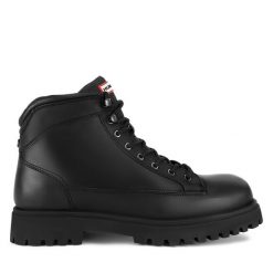 Trapery Hunter. Czarne śniegowce i trapery męskie Hunter, bez zapięcia. Za 449.99 zł.