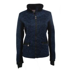 Damska kurtka polarowa Peak Mountain chineAtmos. Niebieskie bluzy sportowe damskie Peak Mountain, na zimę, bez wzorów, z polaru, bez kaptura, narciarskie. W wyprzedaży za 287.00 zł.