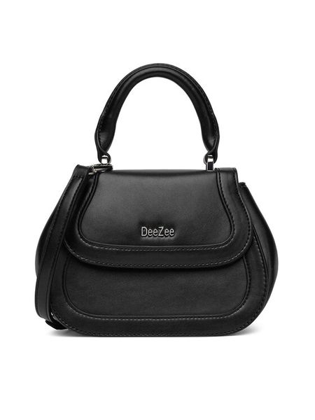 DeeZee Torebka DZE-S-005-07 Czarny. Czarne torebki do ręki damskie DeeZee, bez wzorów, z materiału, bez dodatków. Za 129.99 zł.