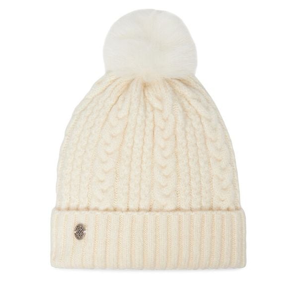 Czapka Nine West. Białe czapki i kapelusze damskie Nine West, na zimę, bez wzorów. Za 59.99 zł.