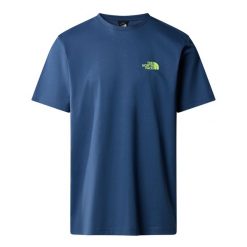 Koszulka Sportowa The North Face Biner Graphic. Niebieskie koszulki sportowe męskie The North Face, m, bez wzorów, bez kołnierzyka, bez ramiączek. Za 104.99 zł.