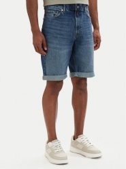 HUGO Szorty jeansowe 50560386 Niebieski Tapered Fit. Niebieskie szorty męskie Hugo, m, bez wzorów, z bawełny. Za 449.99 zł.