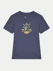 Jack & Jones Junior T-Shirt Eight Skull 12267395 Niebieski Standard Fit. Niebieskie t-shirty dla chłopców Jack & Jones Junior, bez wzorów, z bawełny, bez ramiączek. Za 29.99 zł.