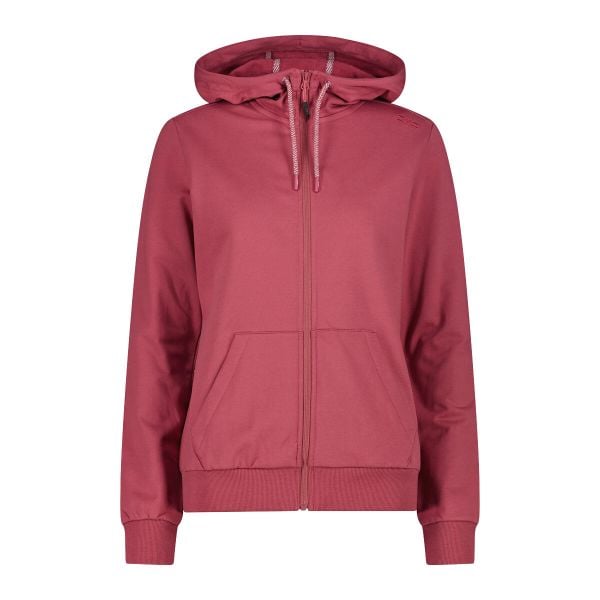 Bluza damska z kapturem CMP. Czerwone bluzy damskie CMP, bez wzorów, z kapturem. Za 283.05 zł.