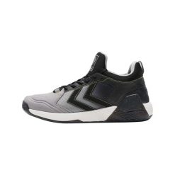 Buty halowe Hummel Algiz gg12. Szare buty sportowe męskie Hummel, bez zapięcia, do piłki ręcznej. Za 544.00 zł.