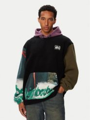 Quiksilver Polar Ps Clean Coast EQYPF03097 Czarny Regular Fit. Czarne bluzy męskie Quiksilver, m, bez wzorów, z polaru, bez kaptura. Za 469.99 zł.