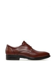 ECCO Półbuty Cityray 512734 01053 Brązowy. Brązowe eleganckie półbuty ecco, ze skóry, wizytowe, bez zapięcia. Za 539.99 zł.