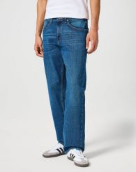 Męskie Spodnie Jeansowe Wrangler Relaxed Fit Knox 112352871. Niebieskie jeansy męskie Wrangler, klasyczne. Za 189.99 zł.