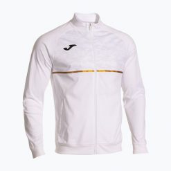 Bluza do biegania męska Joma Record III Full Zip. Białe bluzy sportowe męskie Joma, m, bez wzorów, bez kaptura, do biegania. Za 129.99 zł.