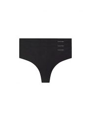 Calvin Klein Underwear Komplet 3 par stringów 000QD3558E Czarny. Czarne stringi damskie Calvin Klein Underwear, xl, bez wzorów, z syntetyku. Za 129.99 zł.