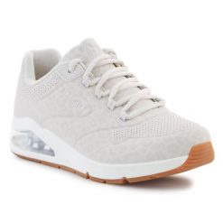 Buty Skechers Uno 2 In Kat-Neato 155642-OFWT białe. Białe obuwie sportowe damskie bez wzorów, z materiału. Za 544.84 zł.