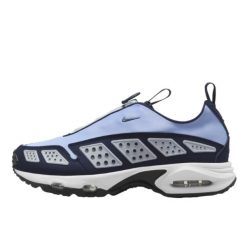 Buty do chodzenia dla dorosłych Air Max Sunder Blue Ice. Szare obuwie sportowe damskie Nike, w ażurowe wzory, z gumy, trekkingowe, nike air max. Za 773.50 zł.
