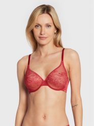 Gossard Biustonosz z fiszbiną Lace Sheer 13001 Różowy. Czerwone biustonosze Gossard, bez wzorów, z syntetyku. Za 209.99 zł.