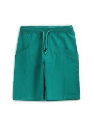 Coccodrillo Szorty sportowe WC5120502TBJ Zielony Regular Fit. Zielone szorty dla chłopców COCCODRILLO, bez wzorów, z bawełny, sportowe. Za 49.90 zł.
