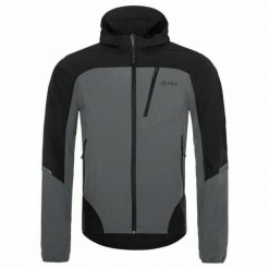 Męska kurtka softshell Kilpi NEATRIL-M. Szare kurtki sportowe męskie Kilpi, m, bez wzorów, z softshellu, trekkingowe. W wyprzedaży za 308.00 zł.