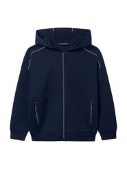 Mayoral Bluza 6417 Granatowy Regular Fit. Niebieskie bluzy dla chłopców Mayoral, bez wzorów, z bawełny, bez ramiączek, bez kaptura. Za 169.99 zł.