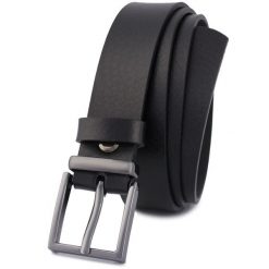 Pasek skórzany BELTIMORE r.80-95 cm O13 czarny. Czarne paski damskie bez wzorów. Za 54.90 zł.