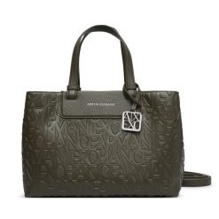 Torebka Armani Exchange. Zielone torebki do ręki damskie Armani Exchange, bez wzorów, klasyczne, bez dodatków. Za 669.99 zł.