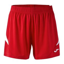 Szorty dla dziewcząt Joma Tokio II. Czerwone spodenki dla dziewczynek Joma, bez wzorów, z materiału, klasyczne, z standardowym stanem. Za 142.50 zł.