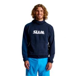 Bluza Slam Graphic Hoodie Dorośli. Niebieskie bluzy męskie SLAM, s, bez wzorów, z bawełny, z kapturem. Za 566.99 zł.