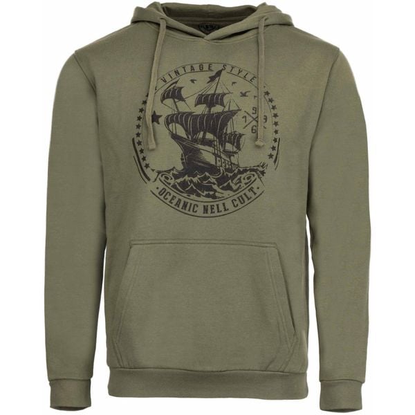 Męska bluza Nell Classic - Wygodny i ponadczasowy design. Zielone bluzy męskie ENELL, m, bez wzorów, z bawełny, bez kaptura. Za 228.99 zł.