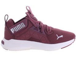 Buty na co dzień Damskie Puma Softride Enzo Nxt Wn S. Fioletowe obuwie sportowe damskie Puma, bez wzorów, z materiału, trekkingowe. Za 328.00 zł.