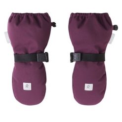 Rękawiczki Reima. Fioletowe rękawiczki dziecięce Reima, bez wzorów, z dzianiny. Za 209.99 zł.